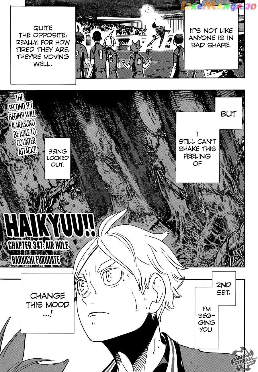 Haikyuu!!, Chapter 347 image 01